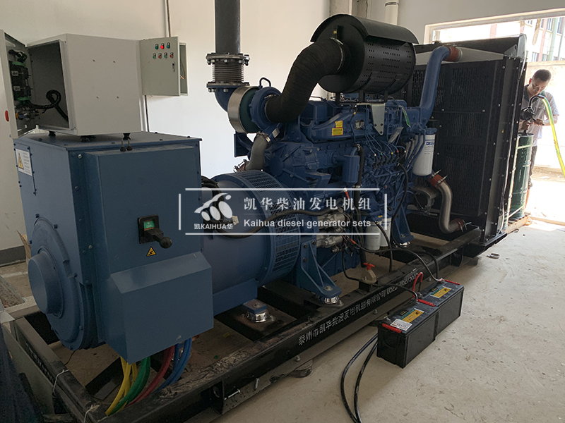 江陰600kw玉柴柴油發電機組成功交付